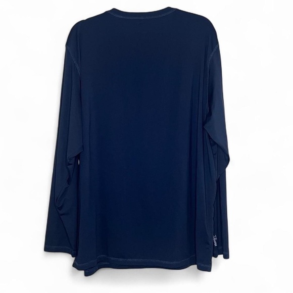 Hang Ten XL Navy UV Protection Long Sleeve Shirt UPF 50+ Activewear - Picture 5 of 5